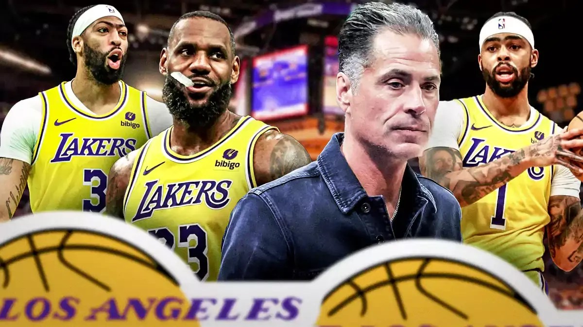 lebron james lakers rob pelinka anthony davis dangelo russell trade deadline