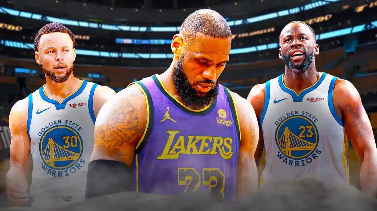 lebron james lakers stephen curry draymond green warriors