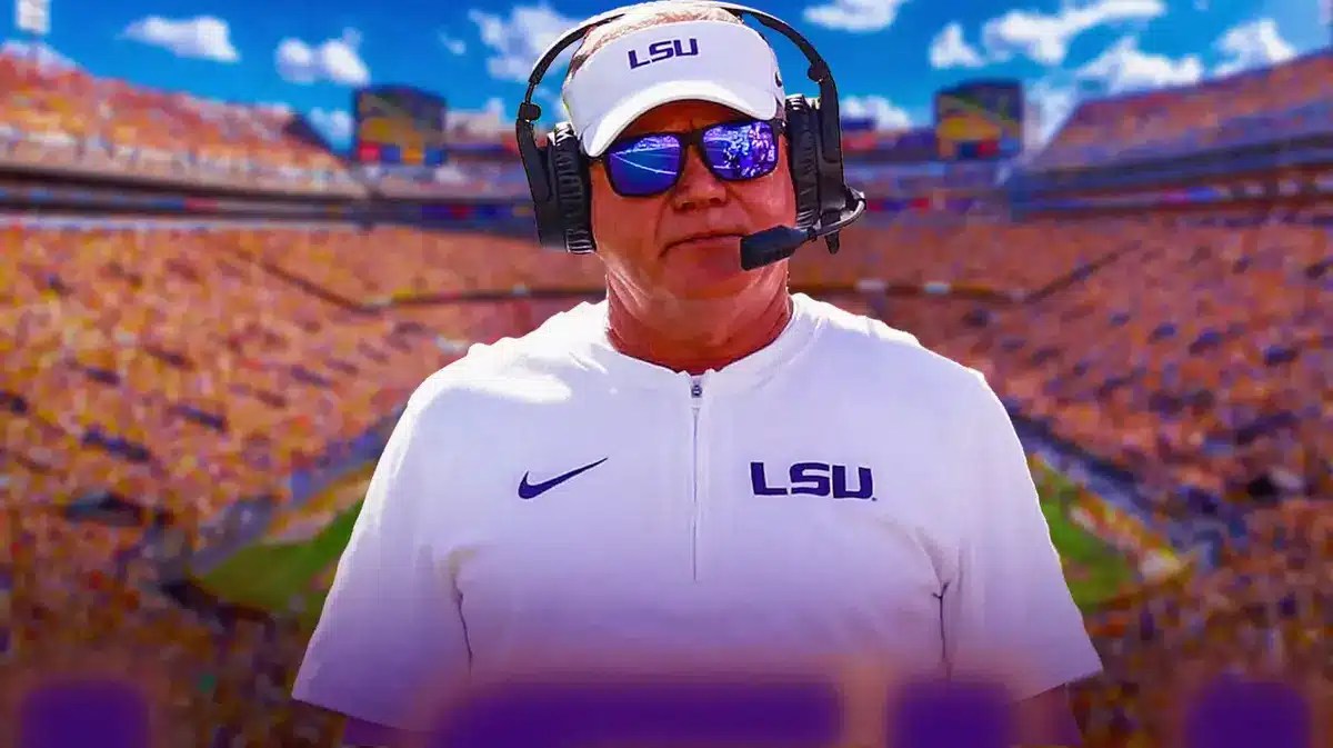 LSU football head coach Brian Kelly