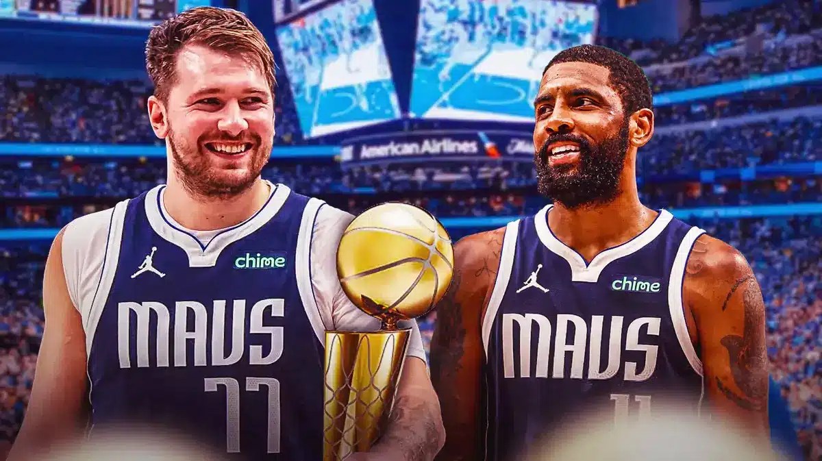 Mavericks' Luka Doncic and Kyrie Irving