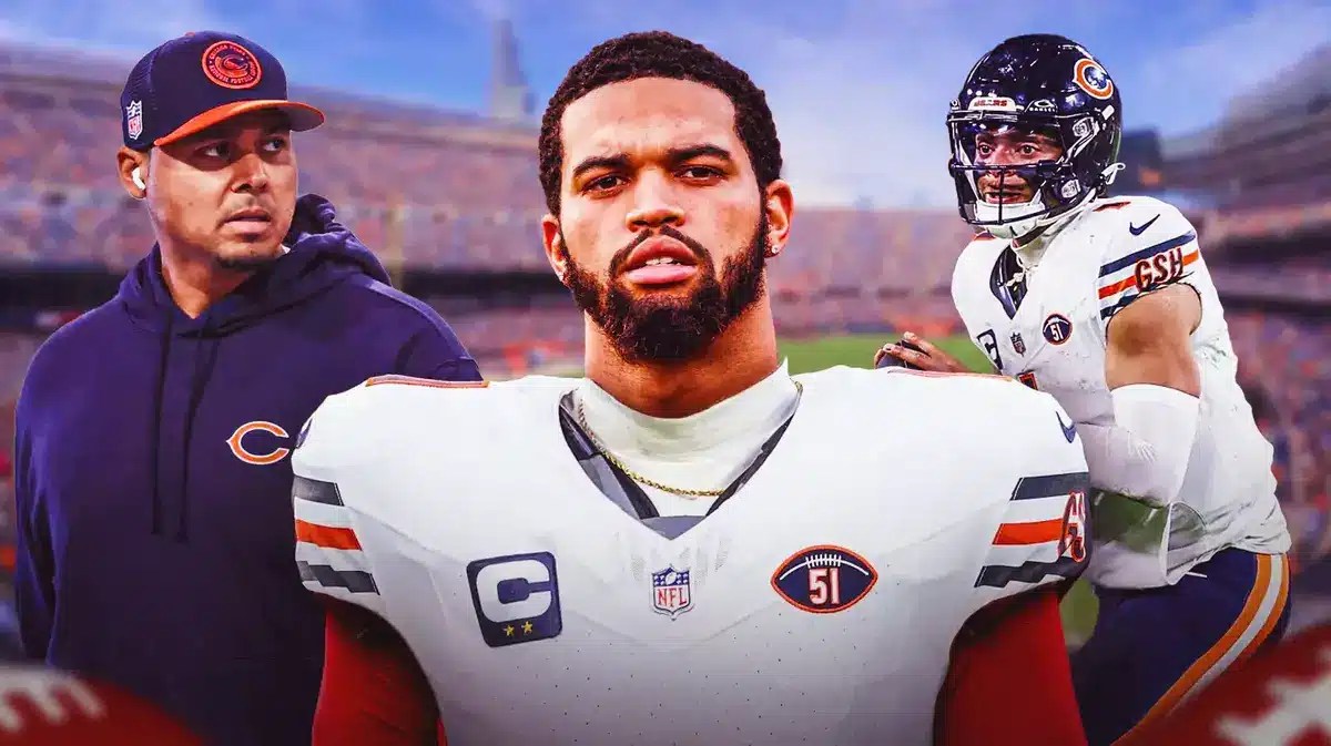 Ryan Poles, Caleb Williams in a Bears uniform, Justin Fields