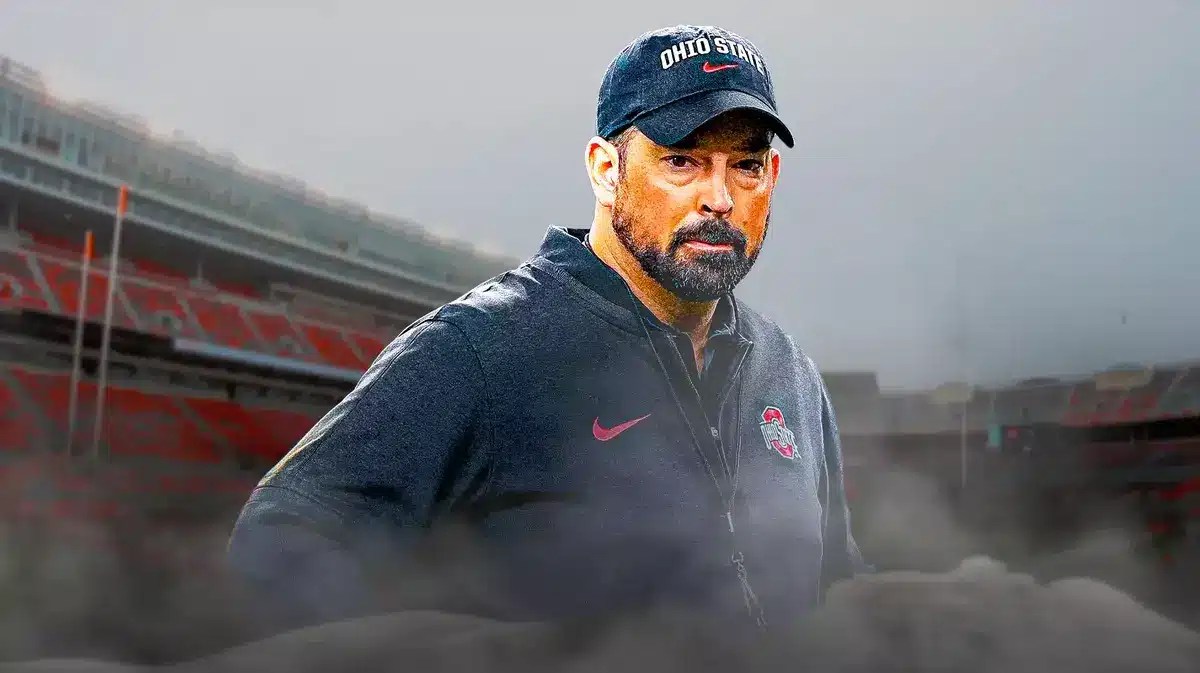 Ryan Day (Ohio State football head coach) looking serious