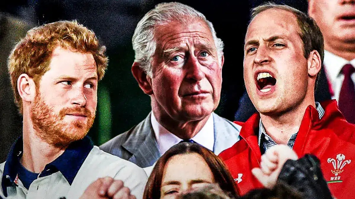Prince Harry, King Charles, Prince William