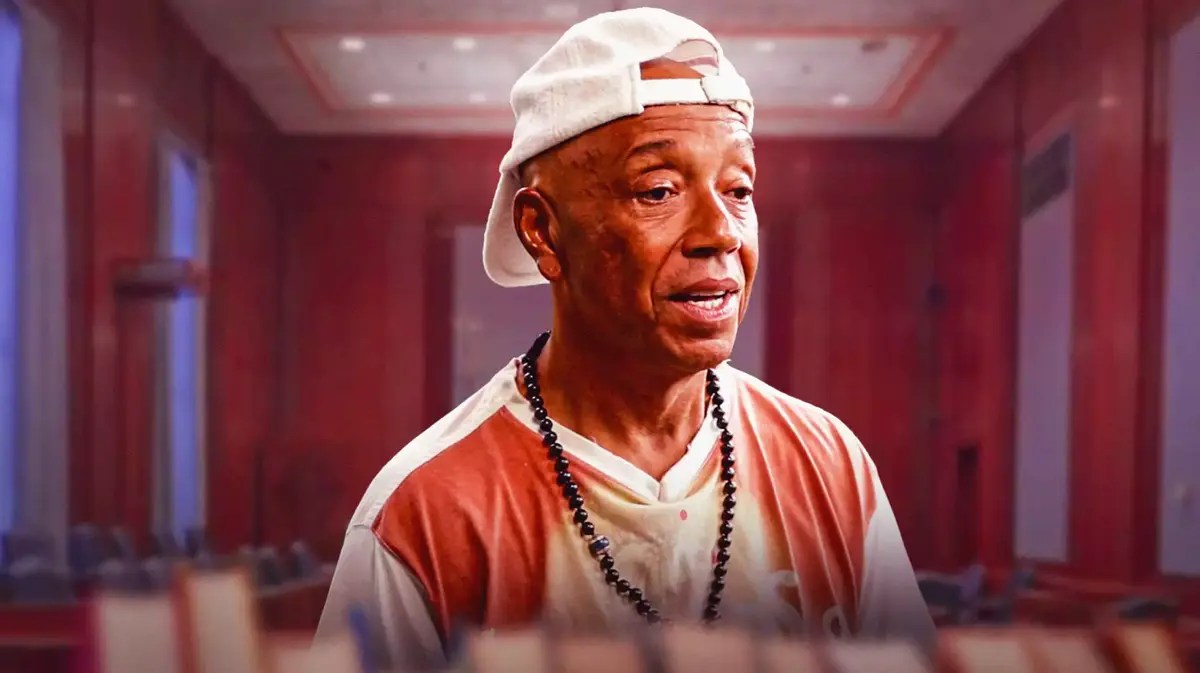 Russell Simmons with a baseball hat.