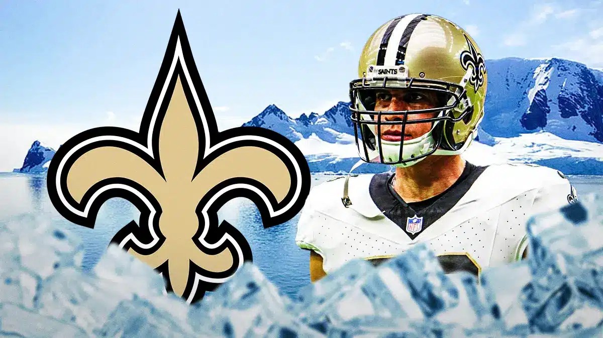 Saints' Jimmy Graham stands in front of Arctic Ocean ahead of 2025 rowing Challenge