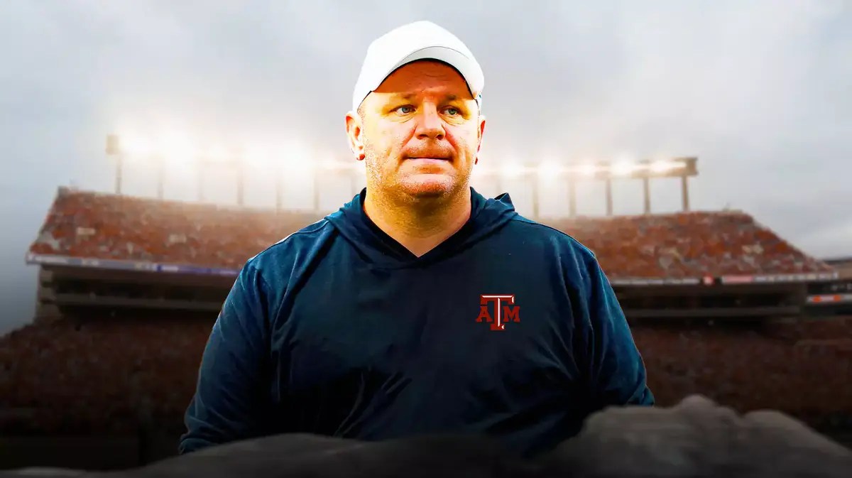 Texas A&M football coach Mike Elko