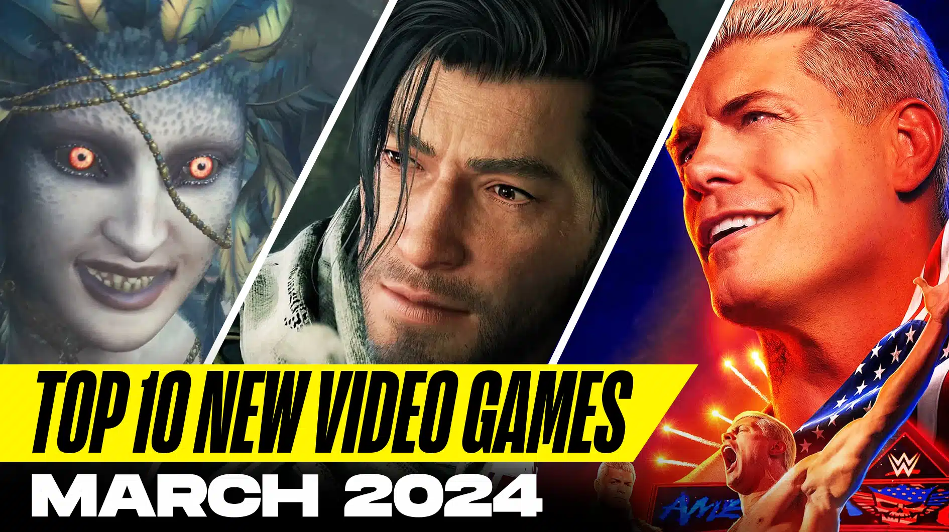Top 10 Games March 2024 New Video Games Roundup