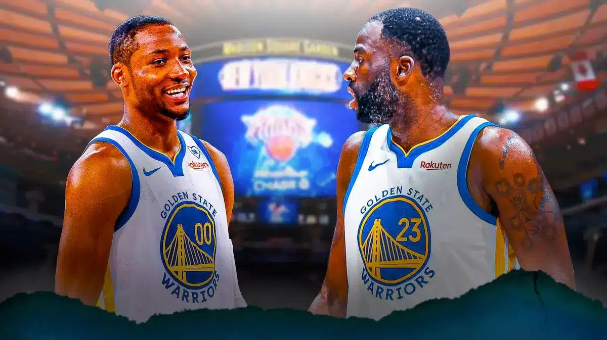 Warriors' Jonathan Kuminga and Draymond Green
