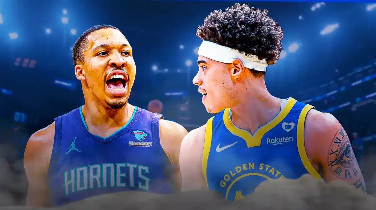 Hornets' Grant Williams and Warriors' Lester Quinones