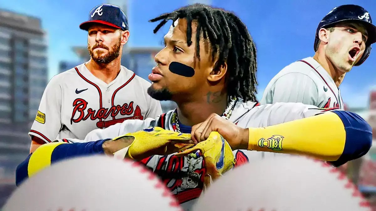 Atlanta Braves players, Ronald Acuna Jr., Chris Sale, Austin Riley