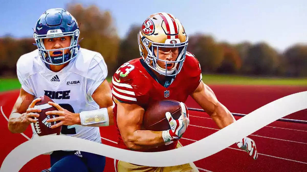 49ers Christian McCaffrey and Luke McCaffrey