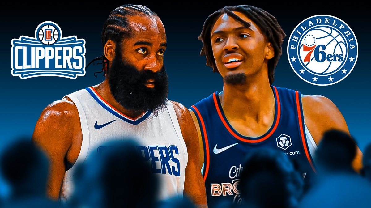 Clippers' James Harden and 76ers' Tyrese Maxey