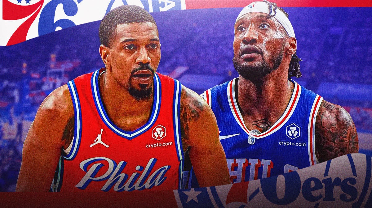 76ers' De'Anthony Melton and Robert Covington