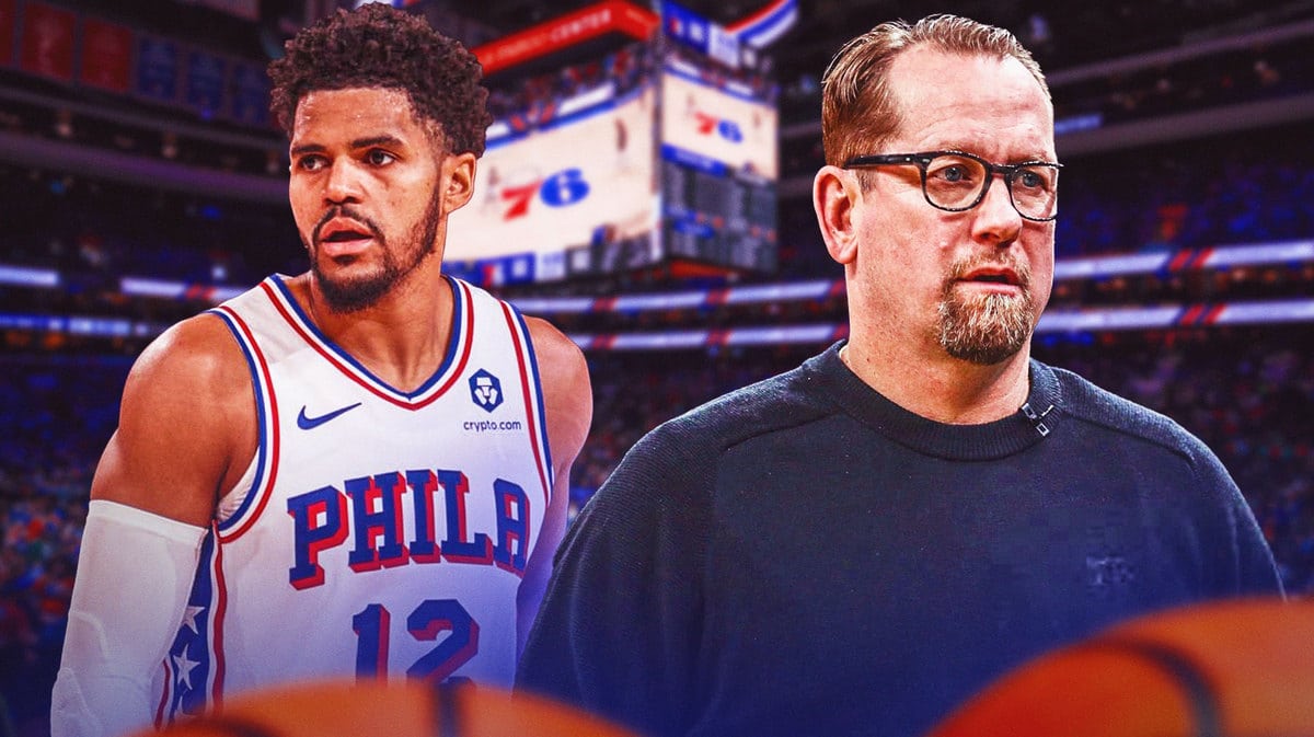76ers' Tobias Harris and Nick Nurse