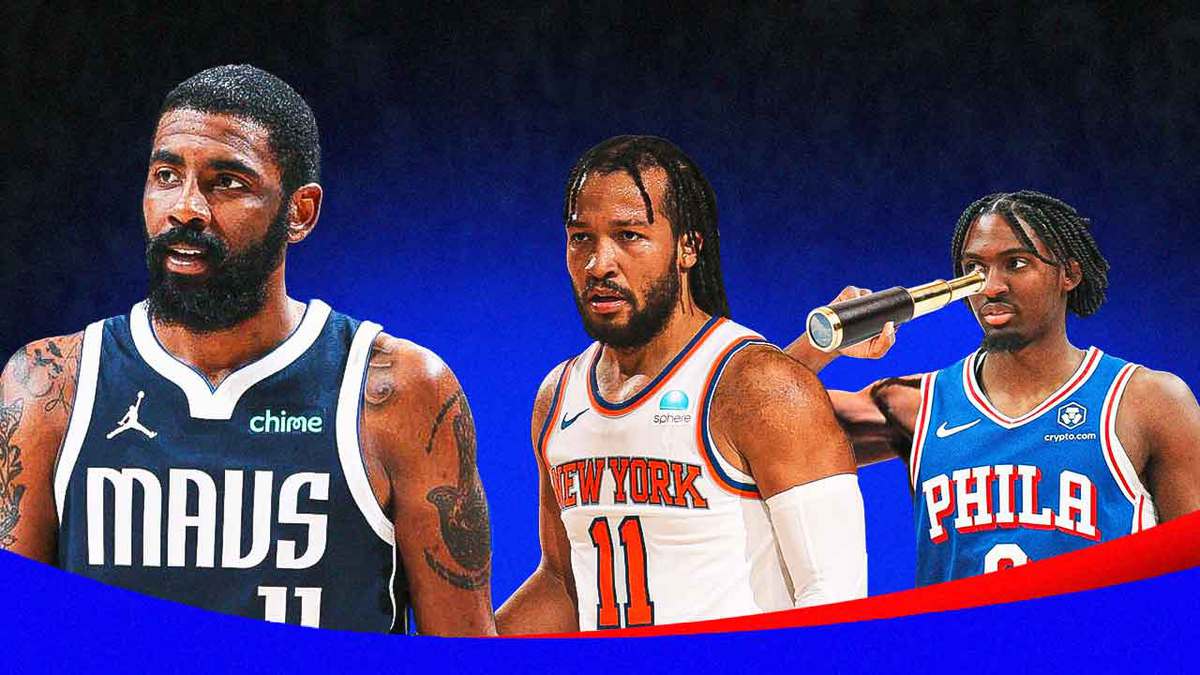 Kyrie Irving, Tyrese Maxey, 76ers, Jalen Brunson, Joel Embiid