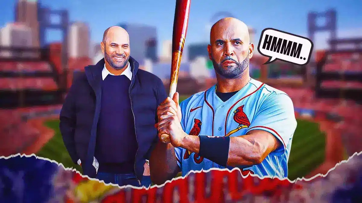 Albert Pujols saying the following: Hmm…