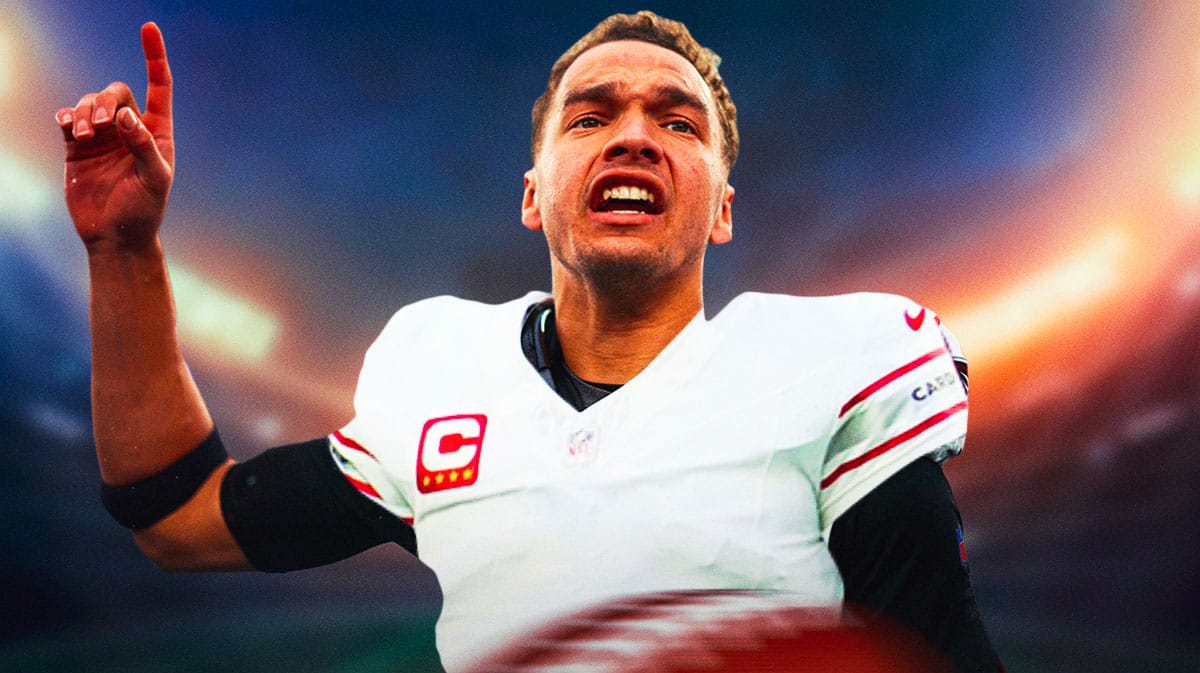 Desmond Ridder in a Arizona Cardinals jersey