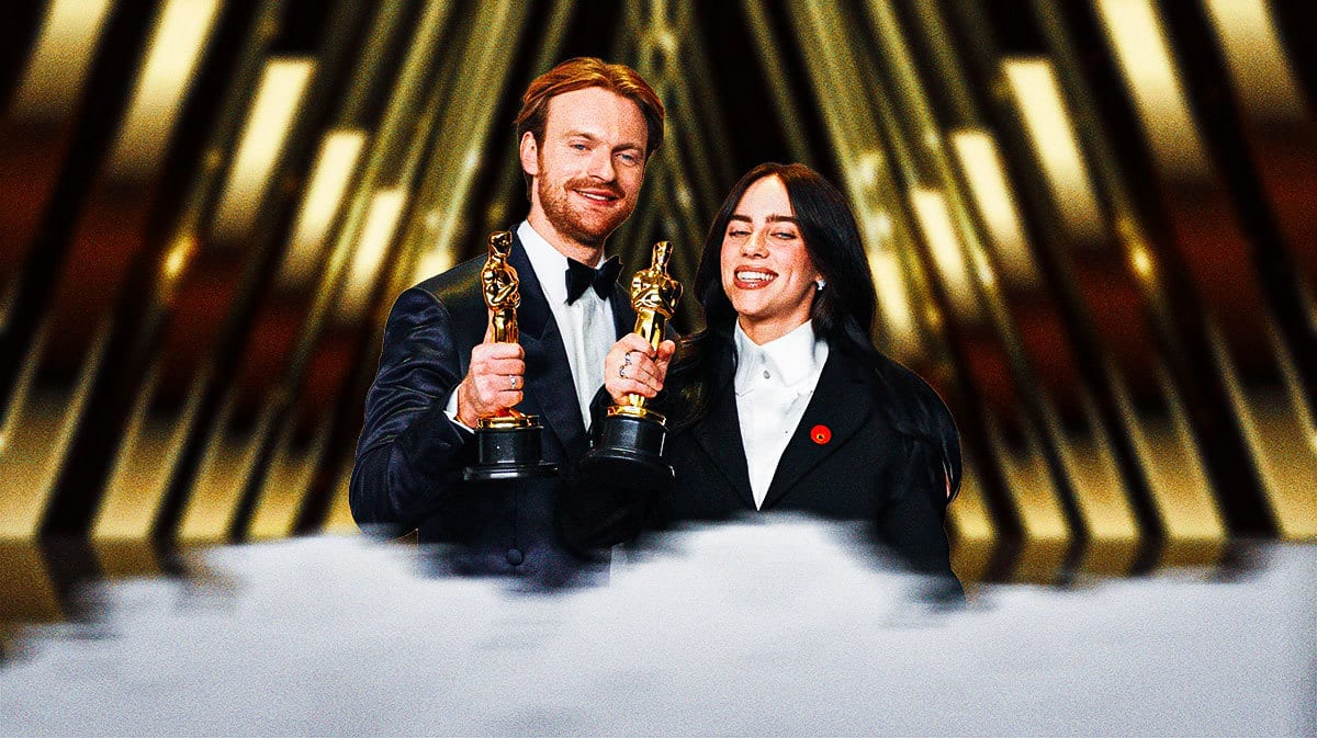 Billie Eilish reacts to record-breaking 2024 Oscars win