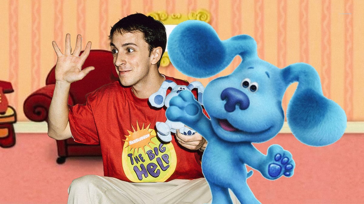 Steve Burns and Blue's Clues.