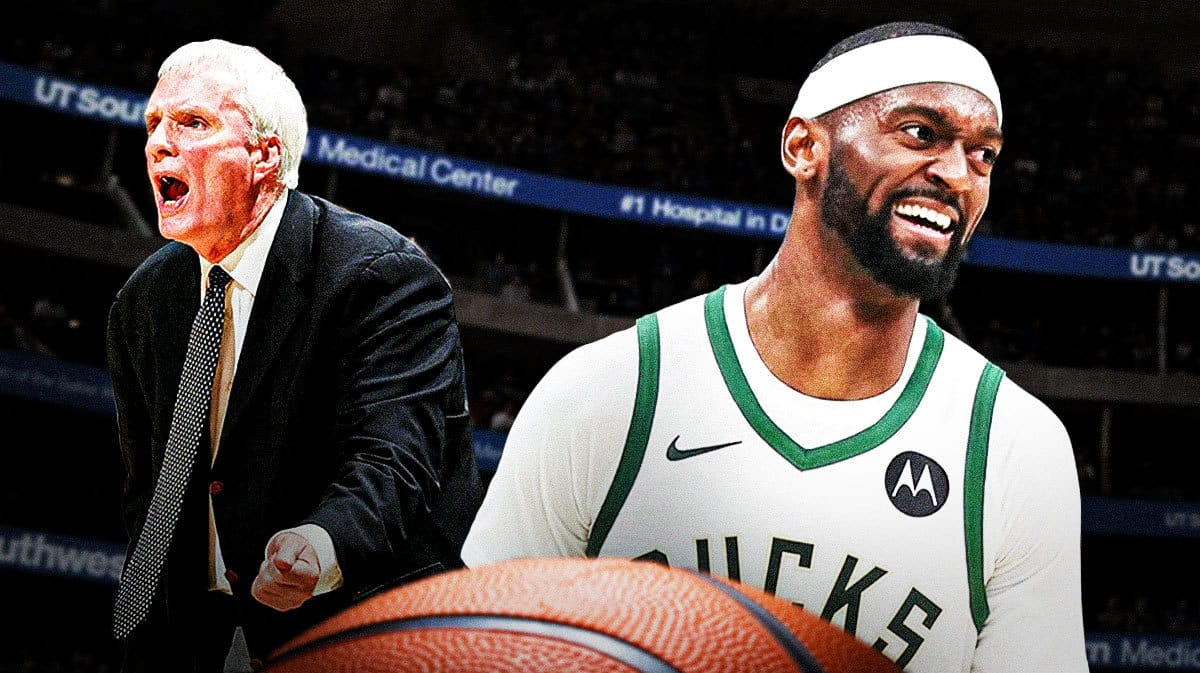 Hubie Brown and Bobby Portis of the Milwaukee Bucks