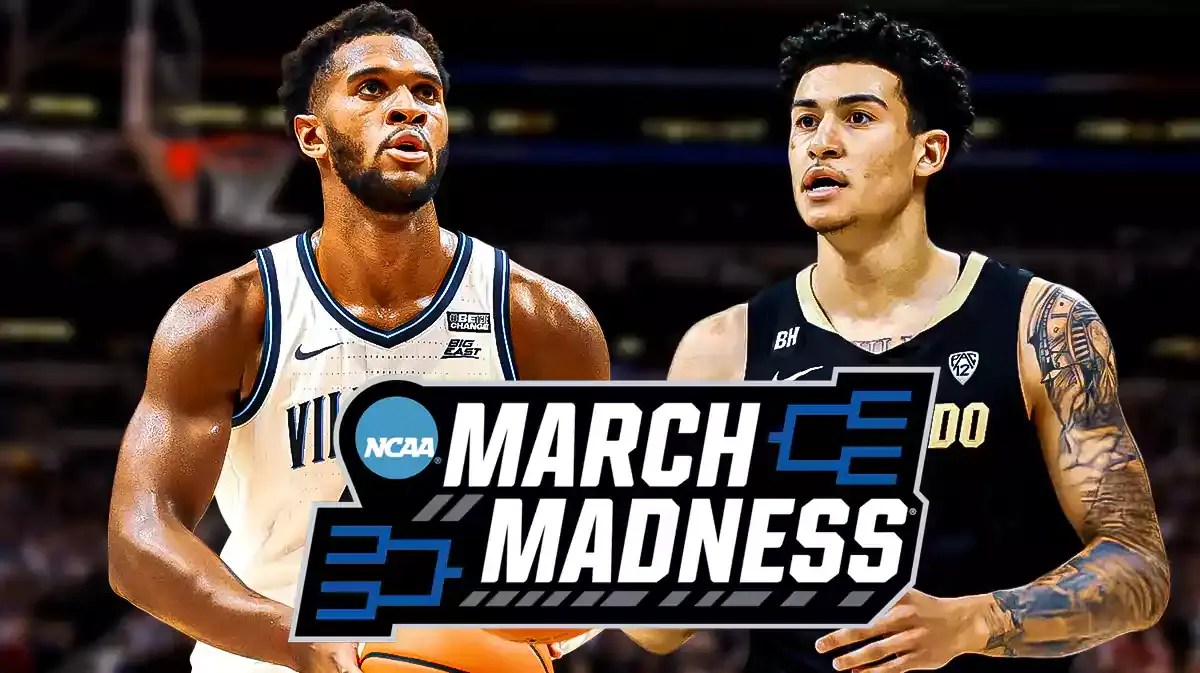 NCAA Tournament Bracketology, featuring Villanova's Eric Dixon and Colorado's KJ Simpson