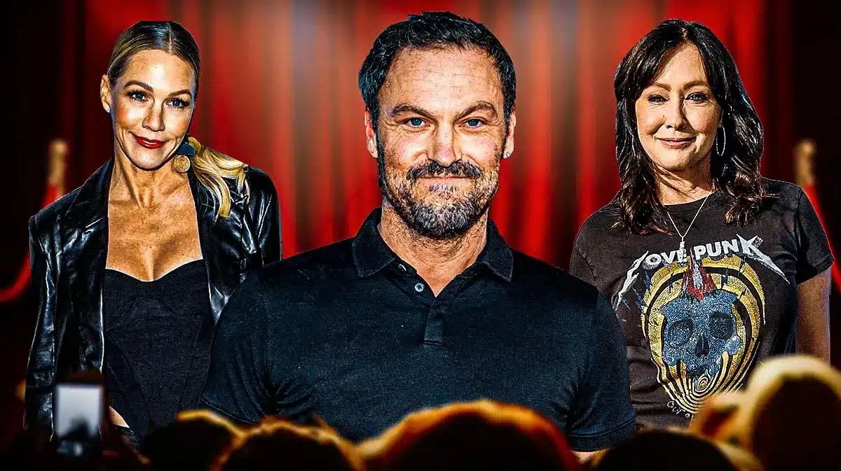 Brian Austin Green, Shannen Doherty, and Jennie Garth.