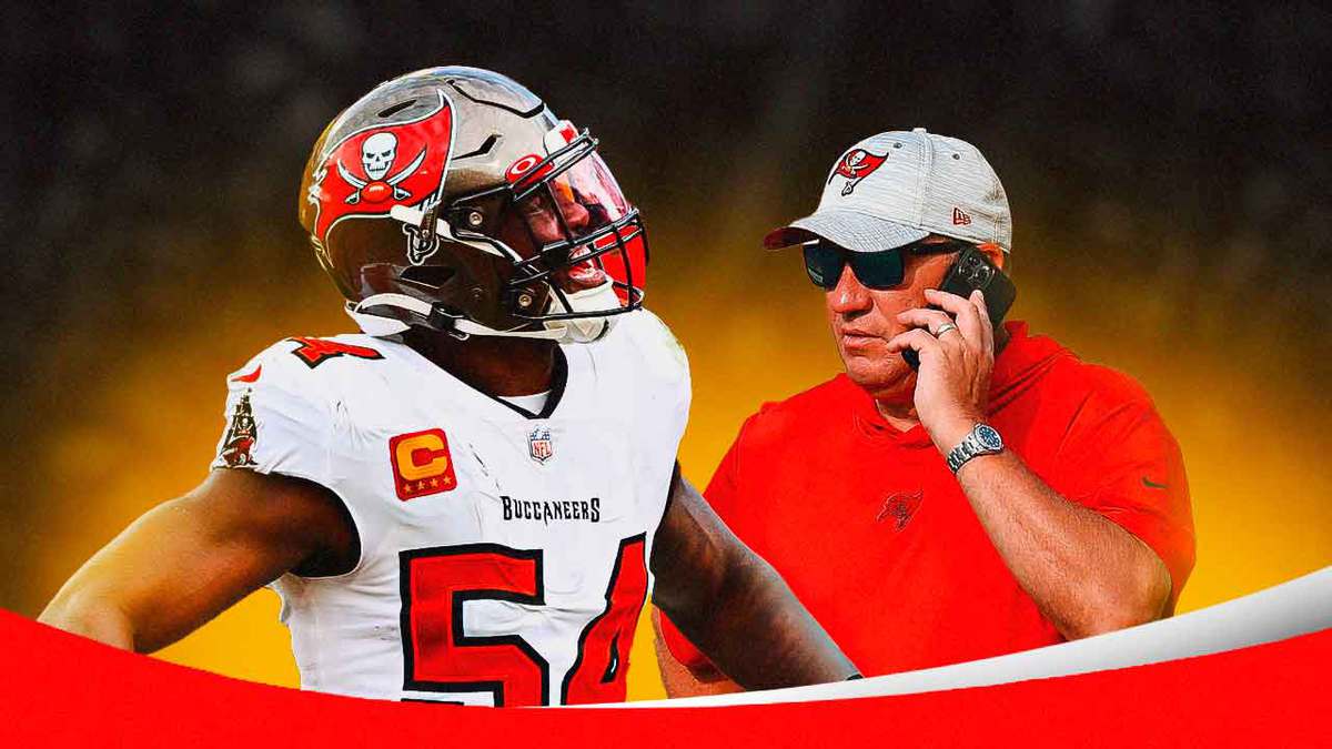 Buccaneers linebacker Lavonte David, general manager Jason Licht