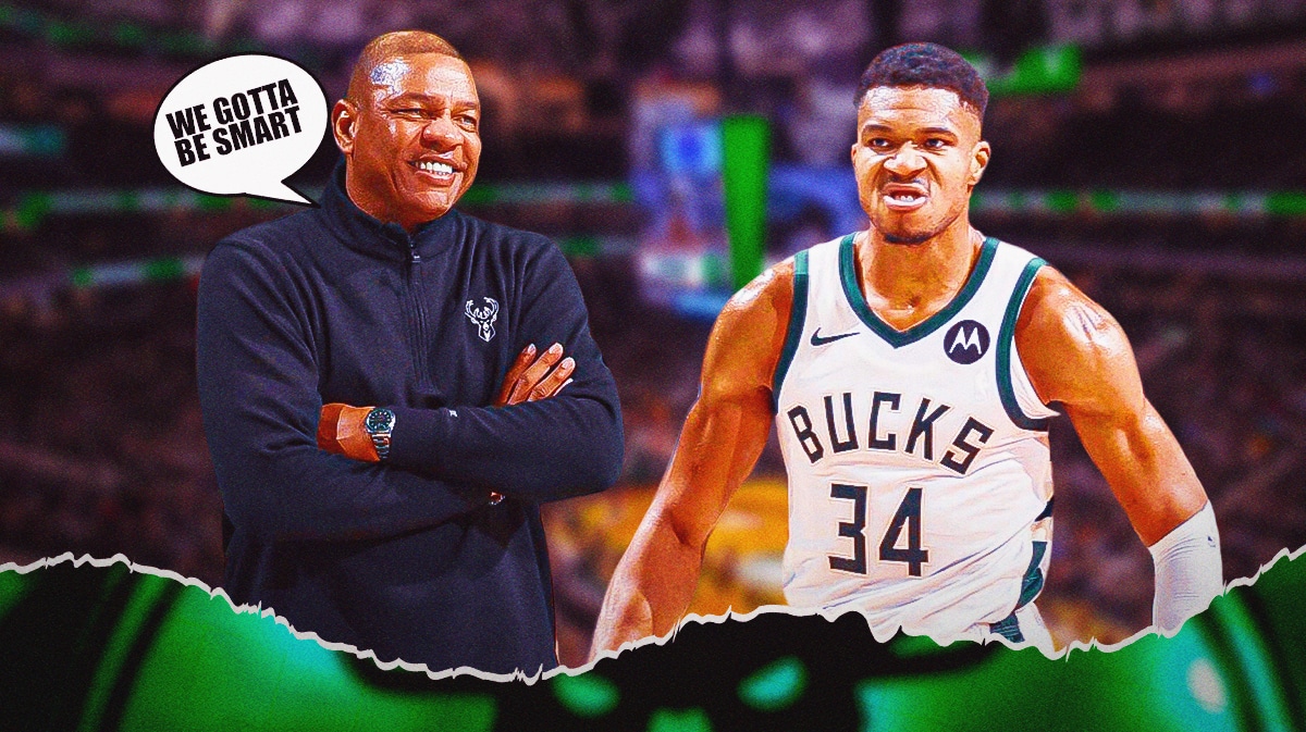 Doc Rivers saying “We gotta be smart” to Giannis Antetokounmpo