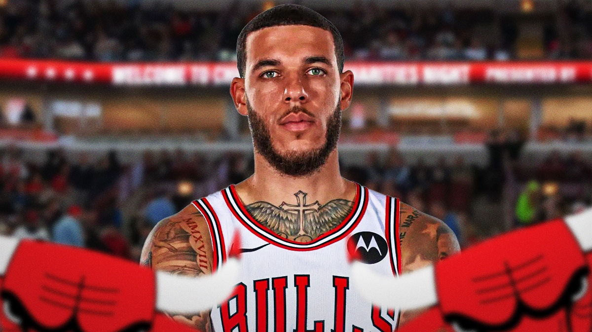 Photo: Lonzo Ball running in Bulls jersey smiling