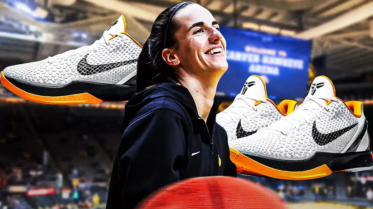 Caitlin Clark wears Nike Kobe 6 and breaks NCAA scoring record