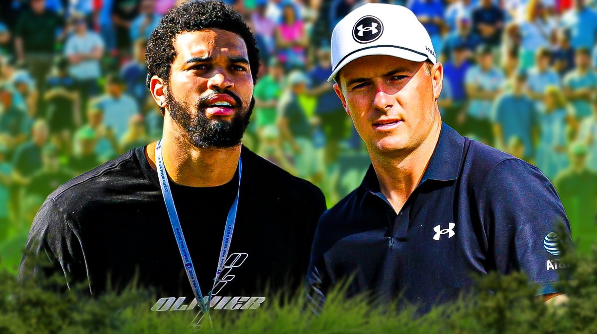 Caleb Williams got to see Jordan Spieth compete at the Players Championship