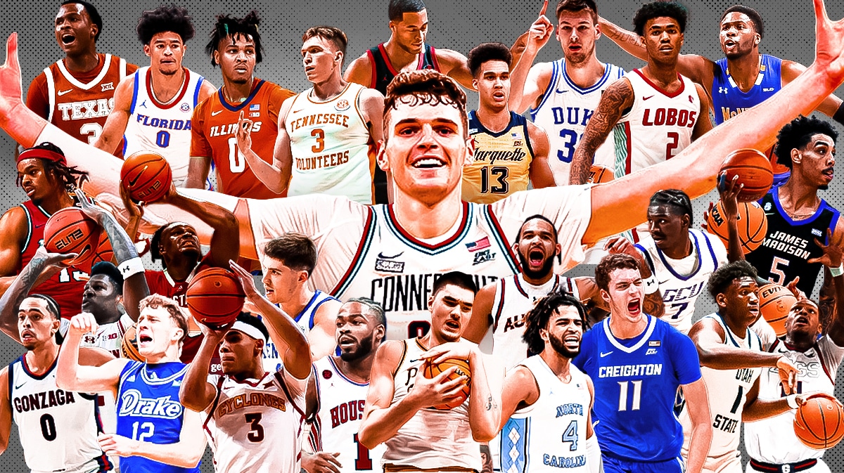 UConn Huskies center Donovan Clingan and the rest of the NCAA Tournament March Madness field