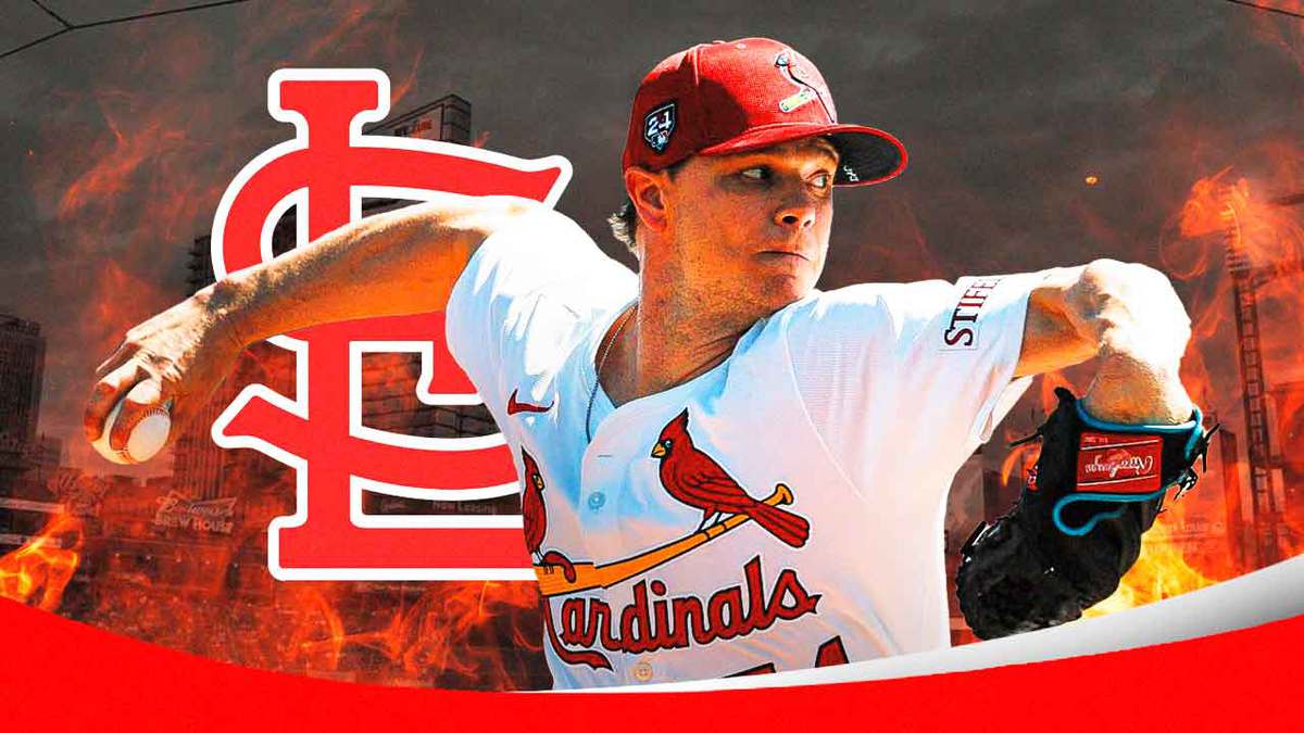 Sonny Gray, Cardinals, Brewers, Cardinals Brewers, Sonny Gray Cardinals, Sonny Gray with Cardinals (baseball) stadium in the background