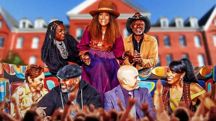 The cast of 'A Different World' made their way to Atlanta to visit Morehouse, Spelman, and Clark Atlanta for the next leg of their tour