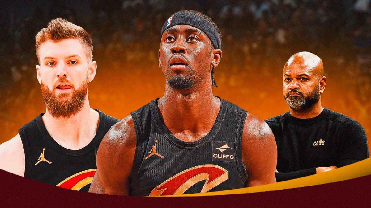 Cavs' Dean Wade, Caris LeVert and JB Bickerstaff