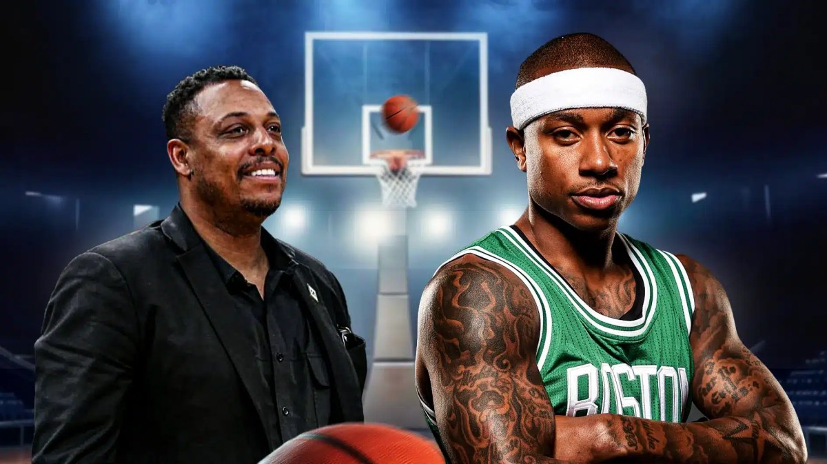 Former Celtics' Paul Pierce, Isaiah Thomas.