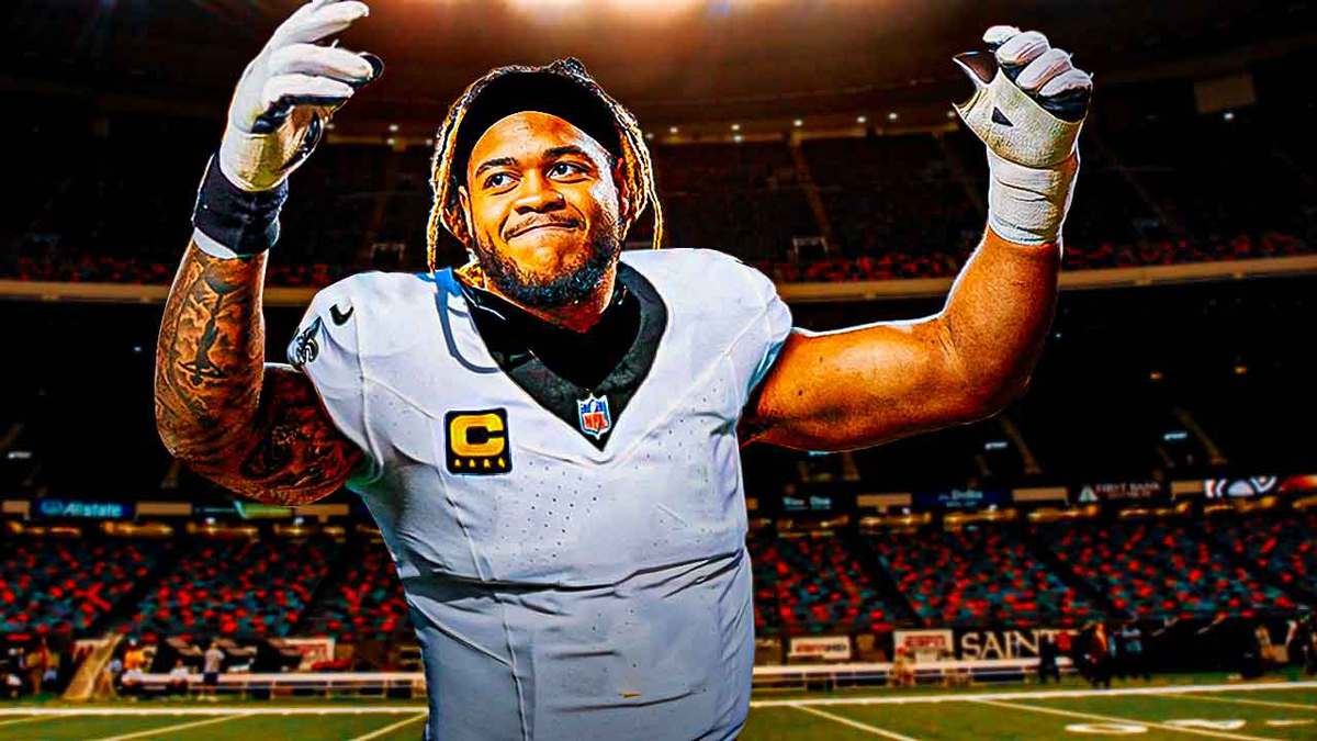 Chase Young in a New Orleans Saints uniform