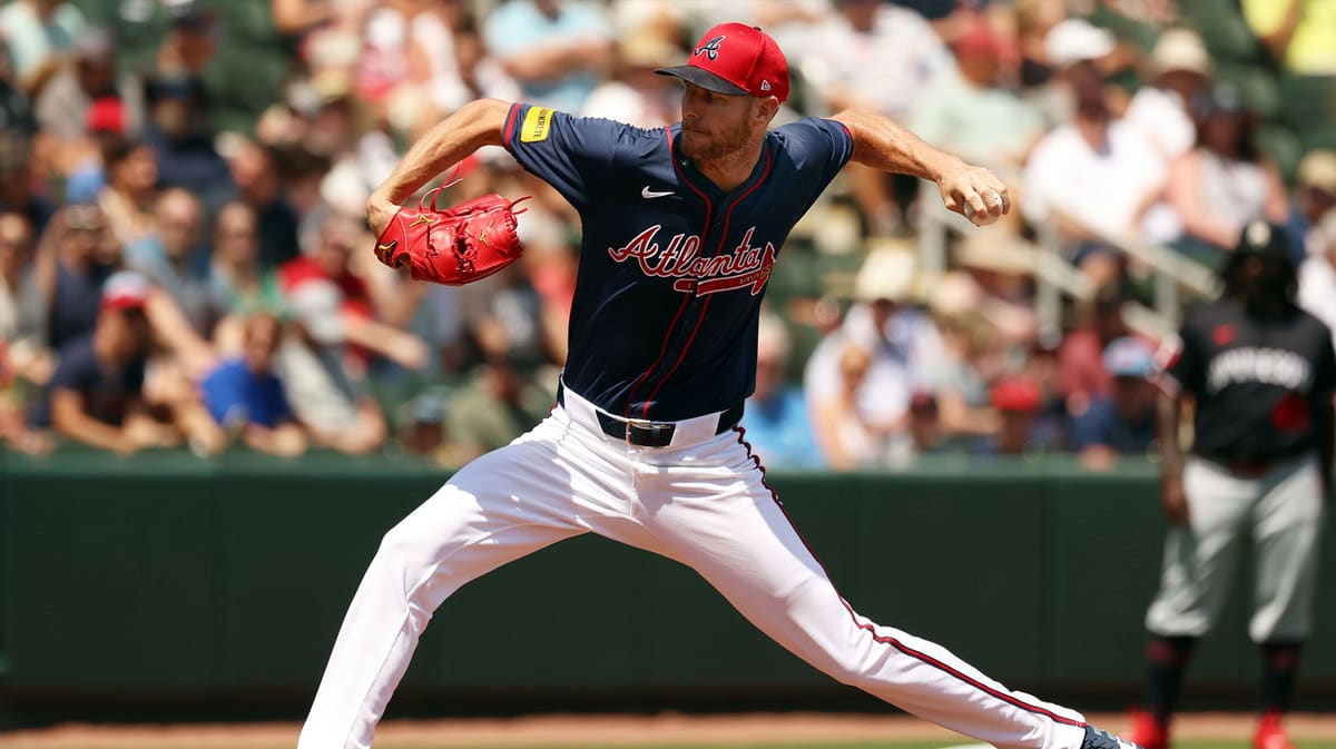 Atlanta Braves starting pitcher Chris Sale (51) throws a pitch during the first inning against the Minnesota Twins at CoolToday Park.