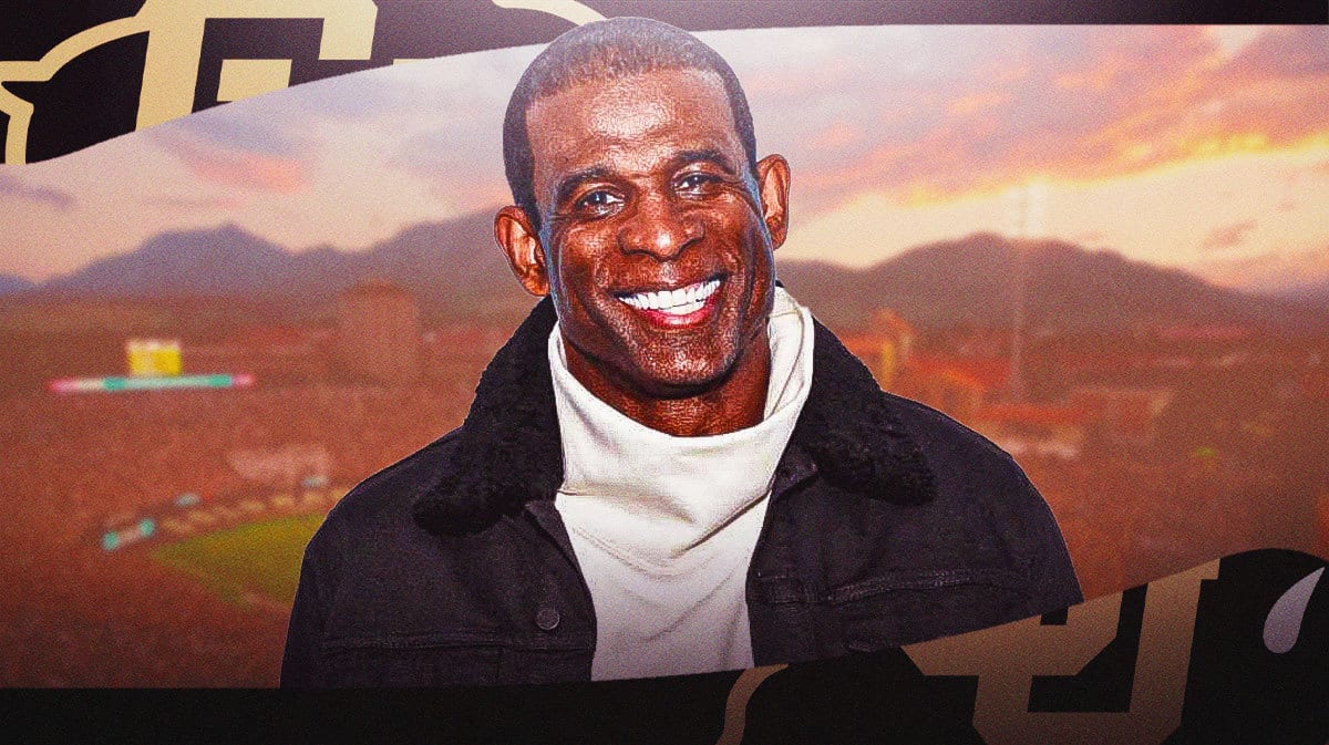 Deion Sanders looking relaxed