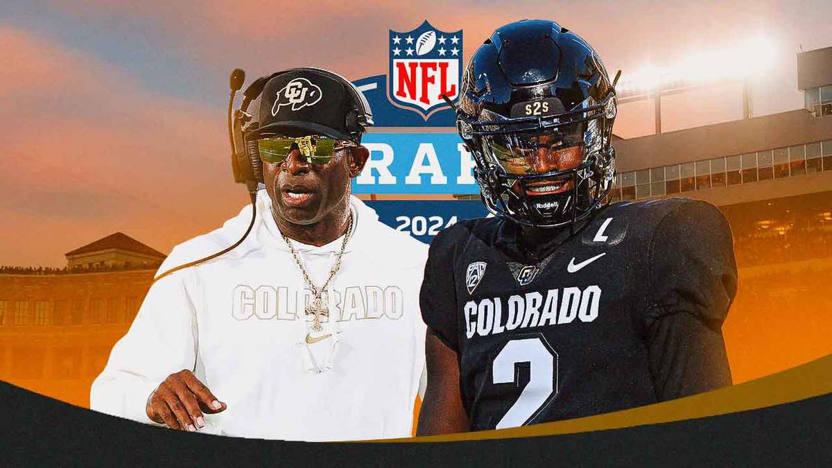 Colorado Football HC Deion Sanders with Buffaloes QB Shedeur Sanders amid NFL Draft decision