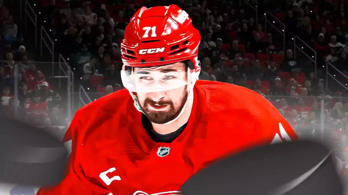 Red Wings player Dylan Larkin.
