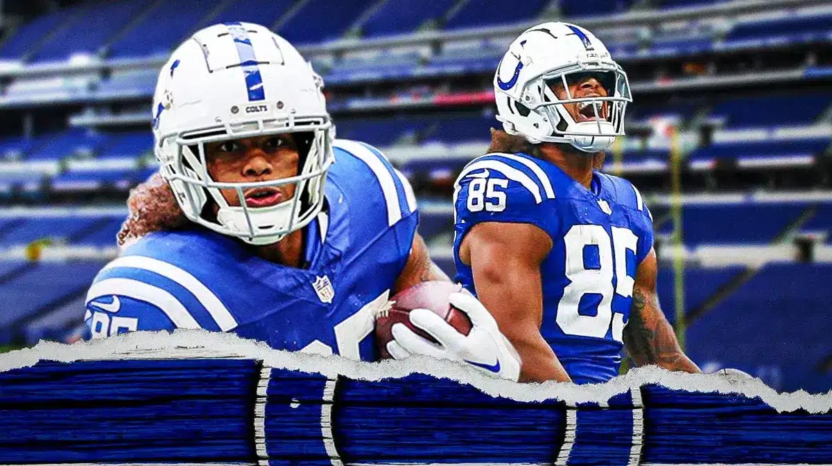 Drew Ogletree (Colts) looking serious