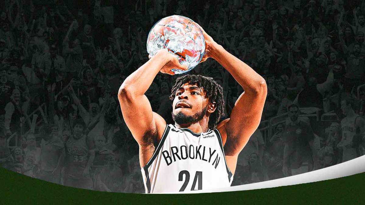 Cam Thomas (Nets) shooting a freezing ball