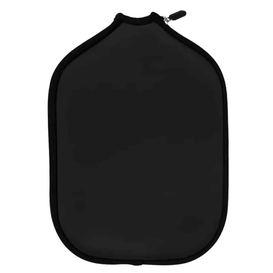 Festnight Neoprene Pickleball Paddle Cover - Black color on a white background.