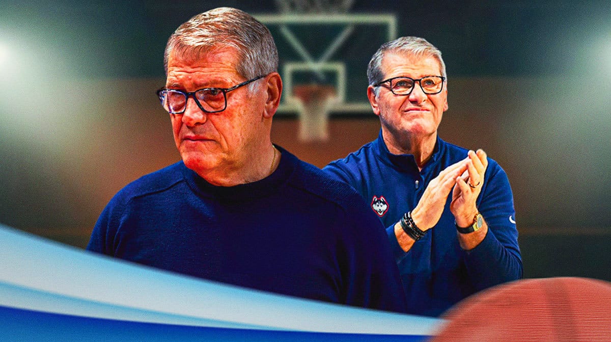 UConn women’s basketball coach Geno Auriemma