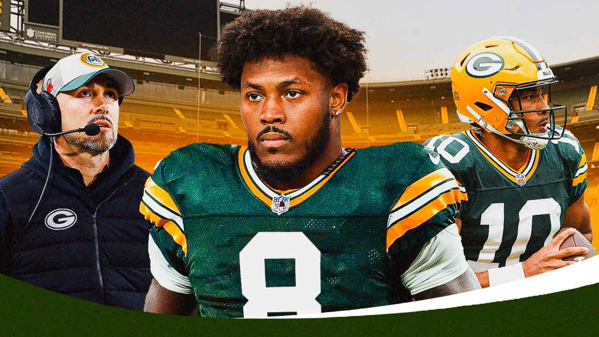 Packers Matt LaFleur, Josh Jacobs and Jordan Love