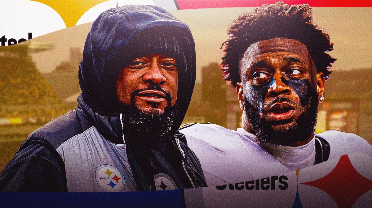 Steelers Mike Tomlin and Patrick Queen