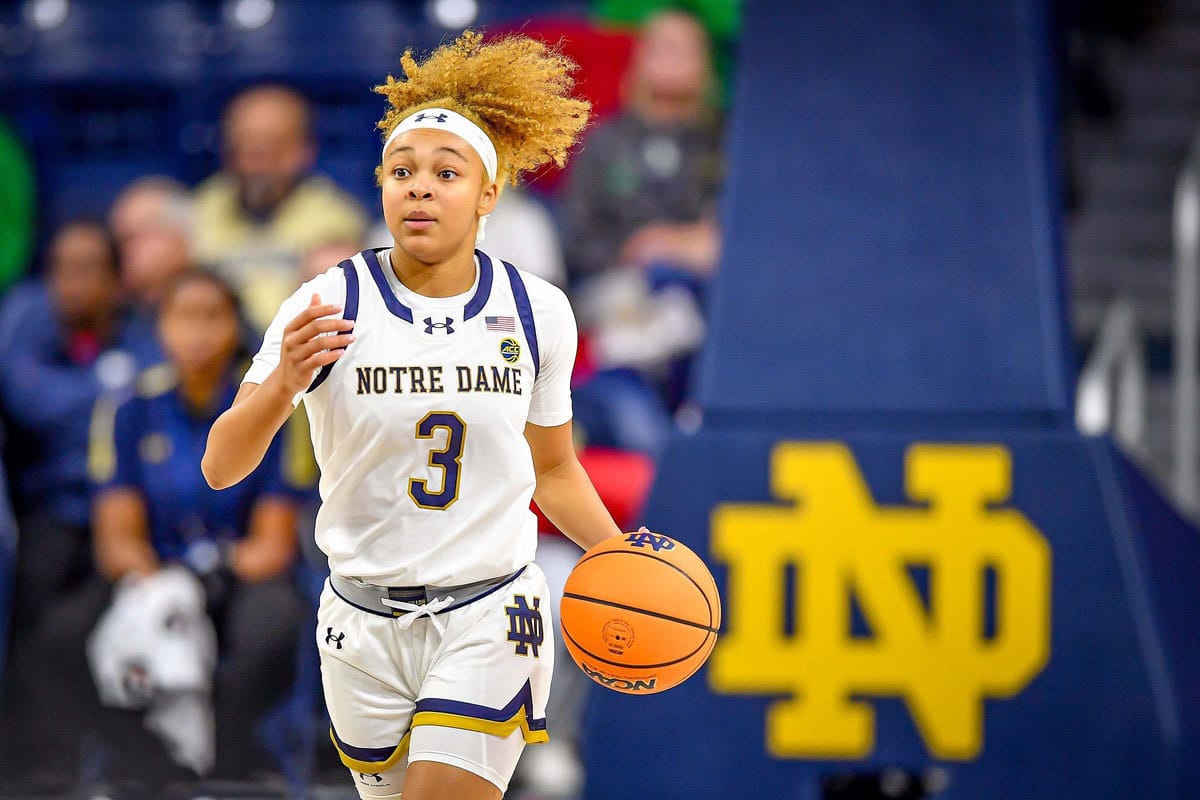 Notre Dame guard Hannah Hidalgo led the Fighting Irish to a No. 2 seed in the 2024 NCAA Tournament.