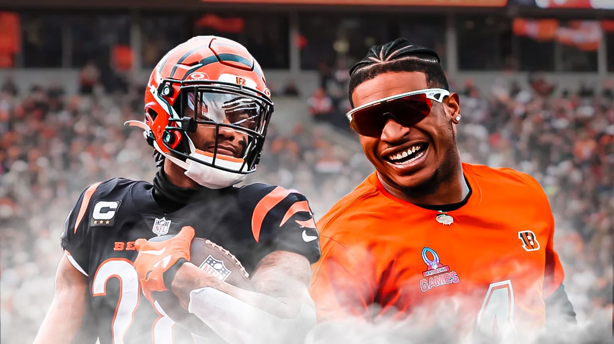 Bengals Ja'Marr Chase and Joe Mixon after trade