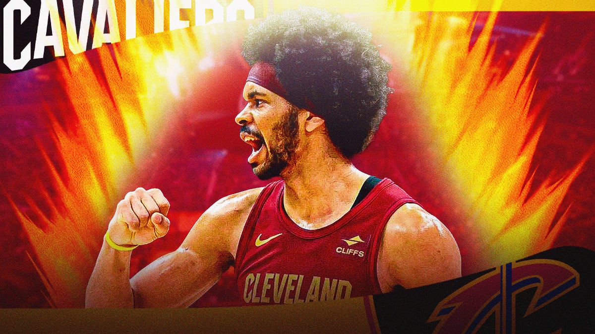 Cavs' Jarrett Allen with super saiyan aura